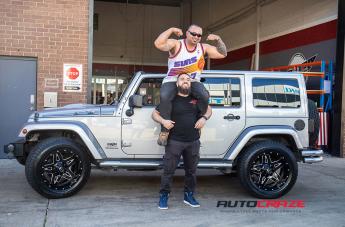 JEEP WRANGLER FULL BLOWN GLOSS BLACK MILLED ACCENTS